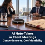 AI Note-Takers in Depositions and Client Meetings: Convenience vs. Confidentiality